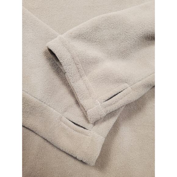 Women's Denim & Co Size Large Tan Full Zip Fleece Jacket - Picture 7 of 8